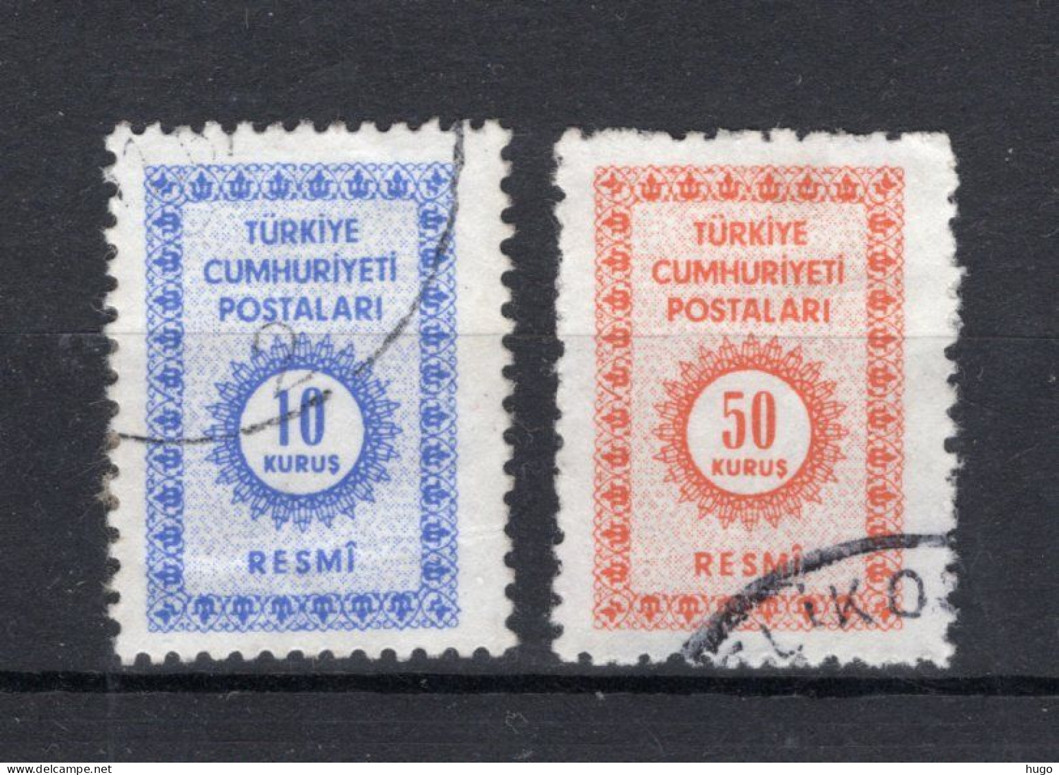 TURKIJE Yt. S97/98° Gestempeld Dienstzegel 1965 - Francobolli Di Servizio