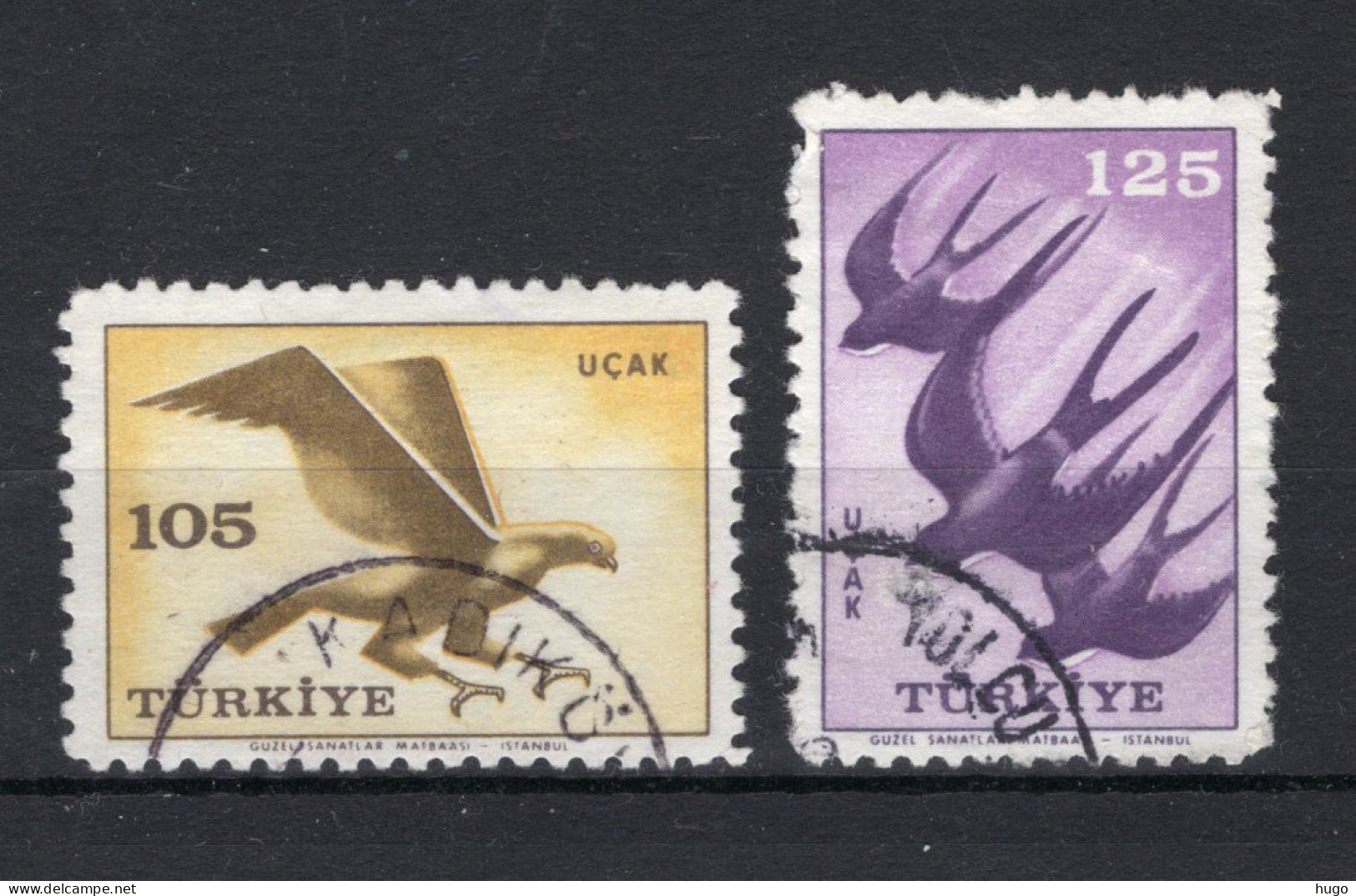 TURKIJE Yt. PA42/43° Gestempeld Luchtpost 1959 - Airmail