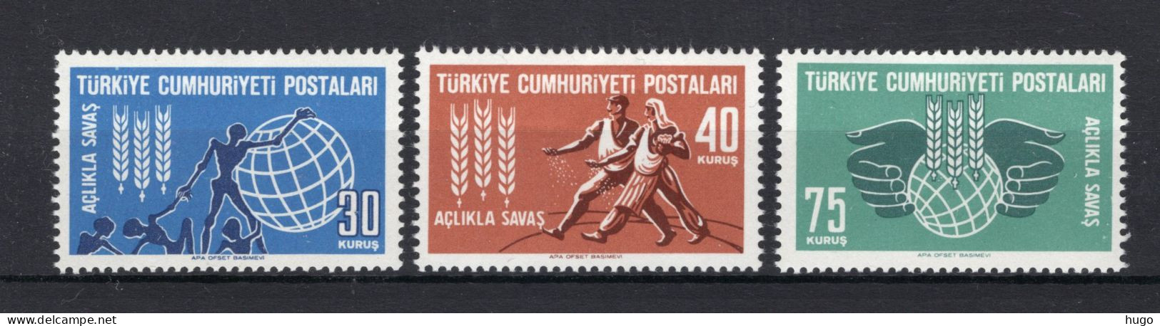 TURKIJE Yt. 1647/1649 MNH 1963 - Ungebraucht