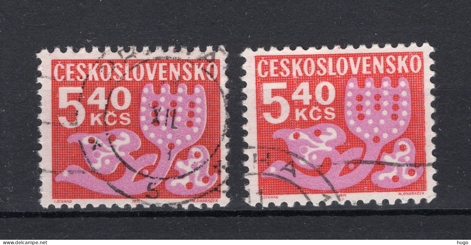 TSJECHOSLOVAKIJE Yt. T102° Gestempeld Portzegel 1971 - Portomarken