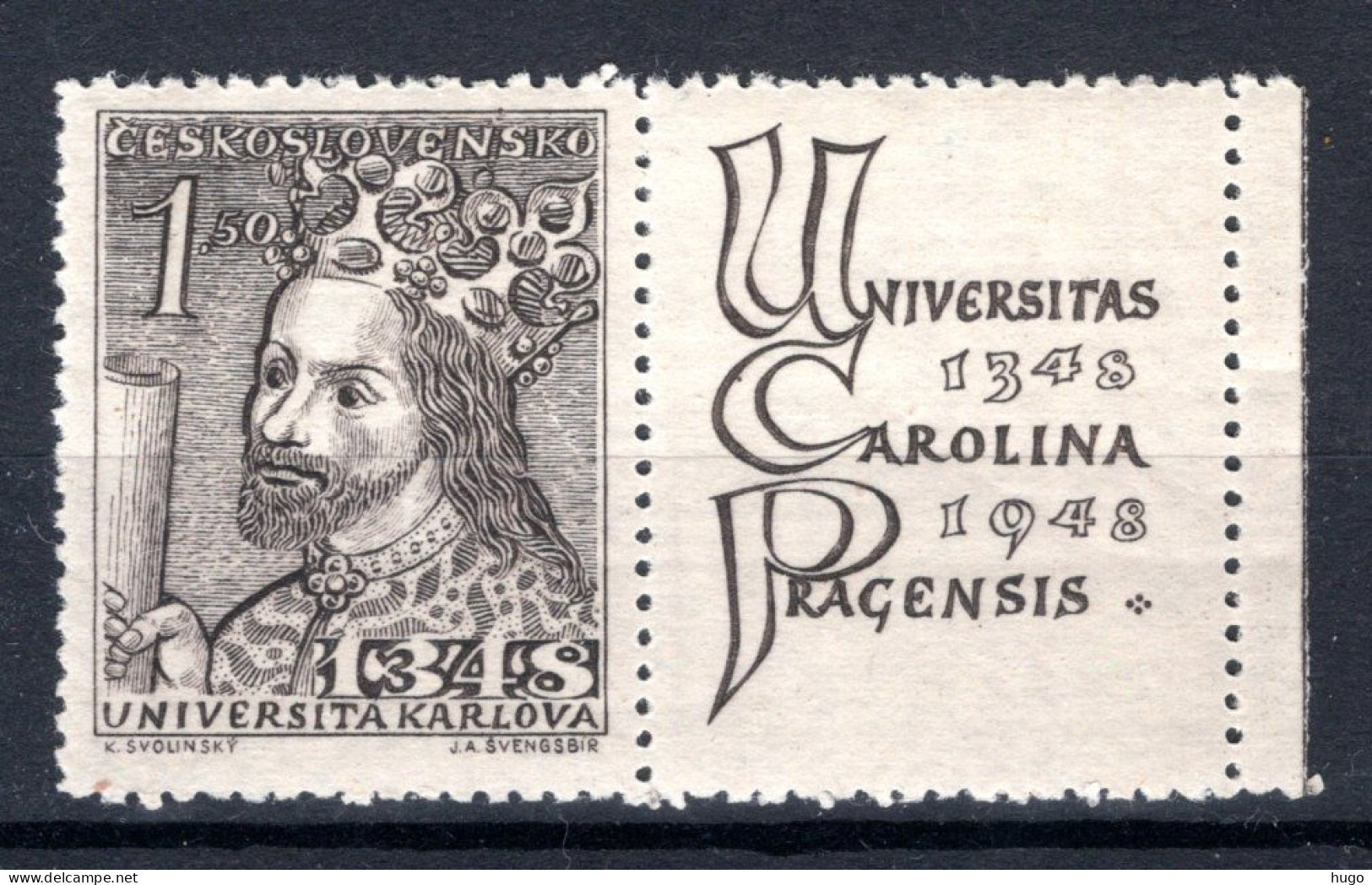 TSJECHOSLOVAKIJE Yt. 467 MNH** 1948 - Unused Stamps