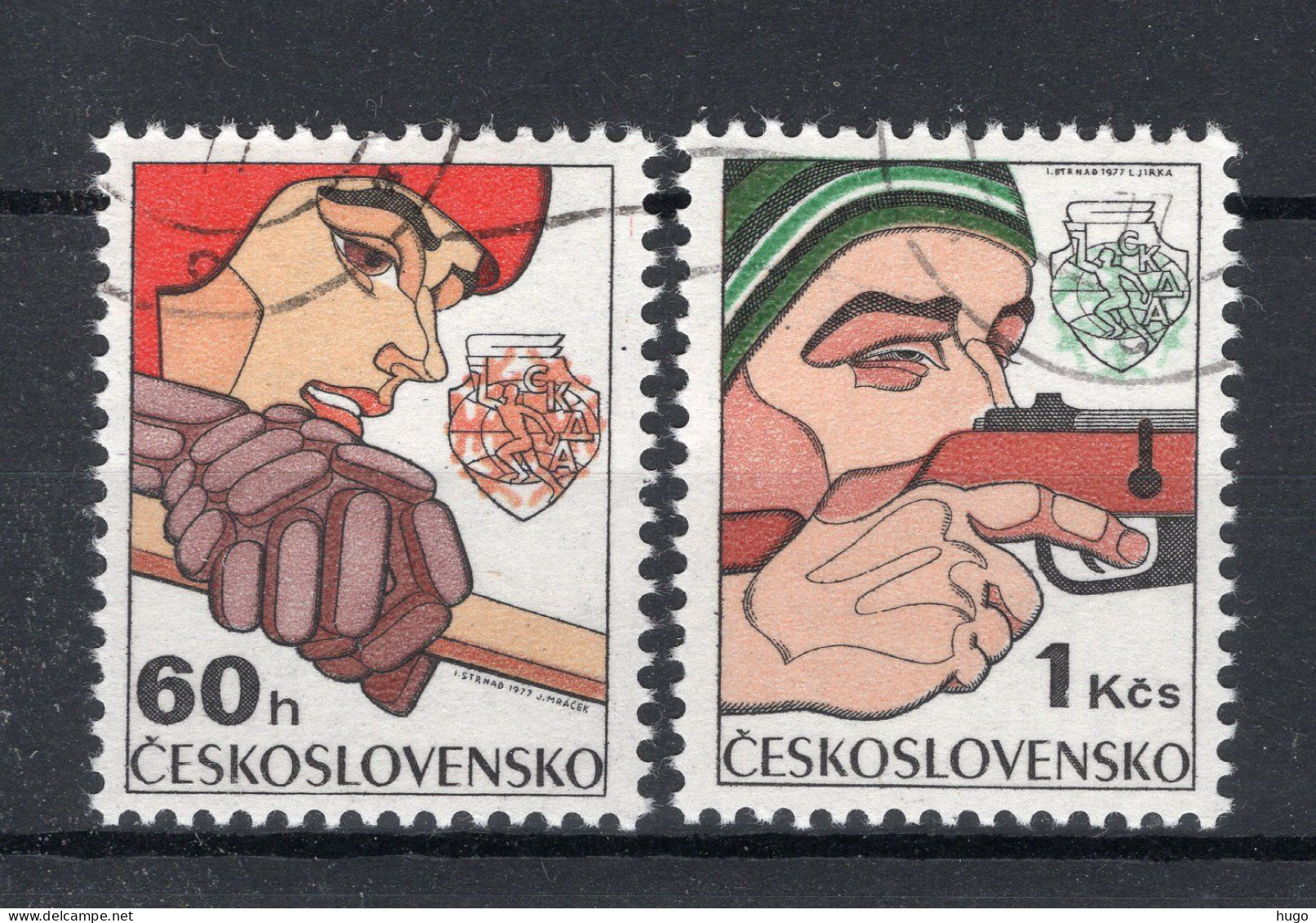 TSJECHOSLOVAKIJE Yt. 2192/2193° Gestempeld 1977 - Used Stamps