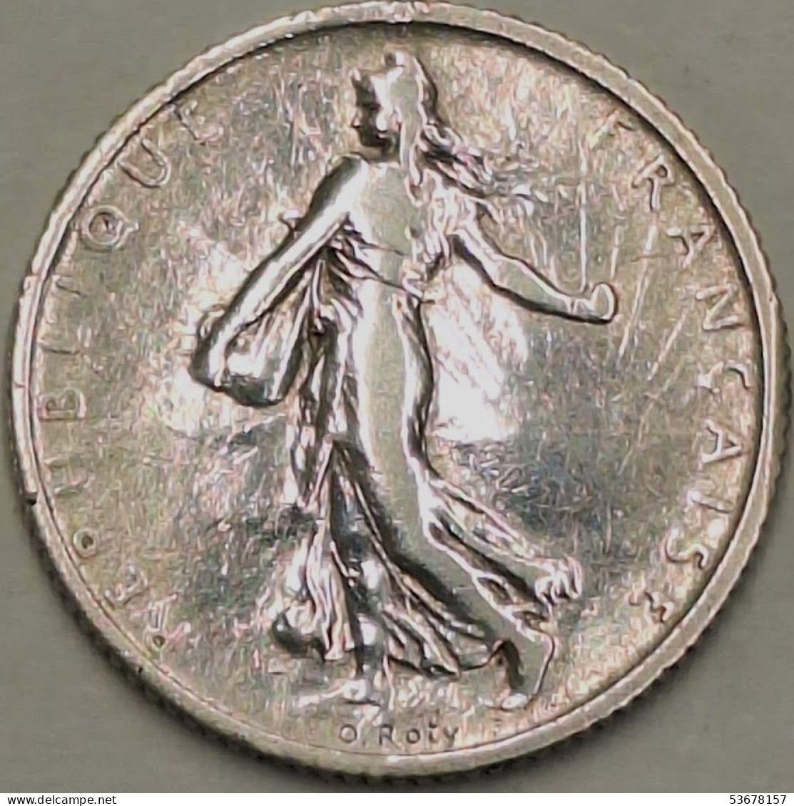 France - Franc 1914, KM# 844.1, Silver (#4058) - 1 Franc