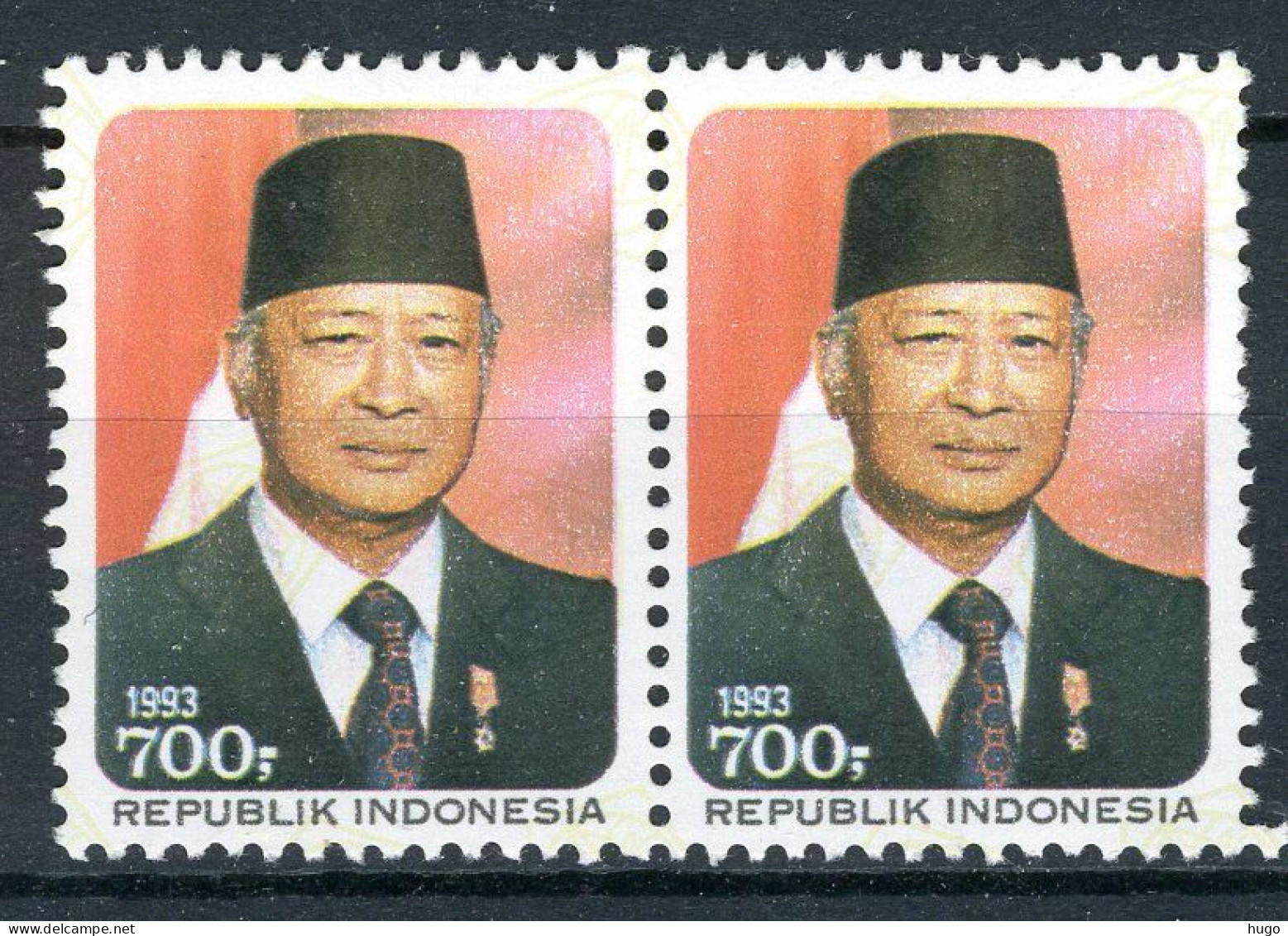 INDONESIE: ZB 1552 MNH 1993 48e Verjaardag Onafhankelijkheid (2 Stuks) -1 - Indonésie