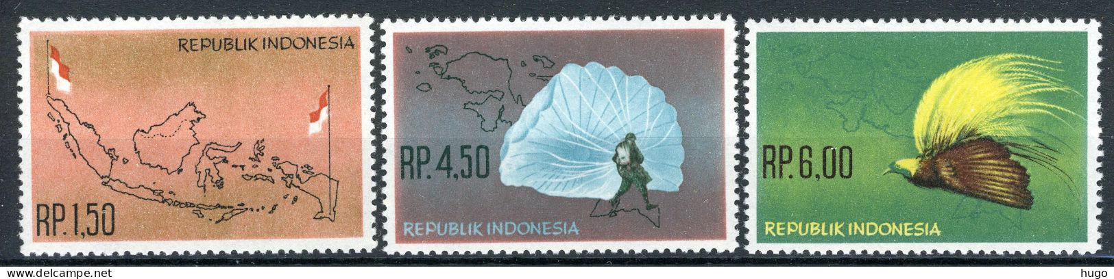 INDONESIE: ZB 395/397 MH 1963 Onafhankelijheid Van Irian Barat -1 - Indonesia