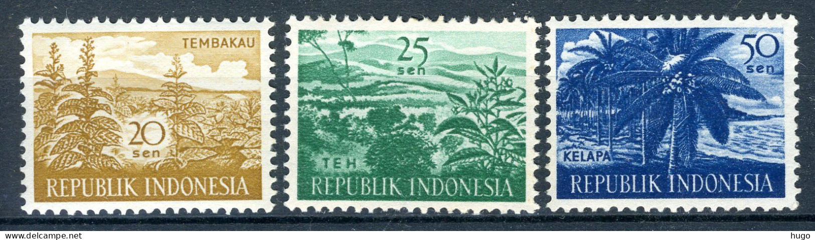 INDONESIE: ZB 271/273 MNH 1960 Produktenserie - Indonesië