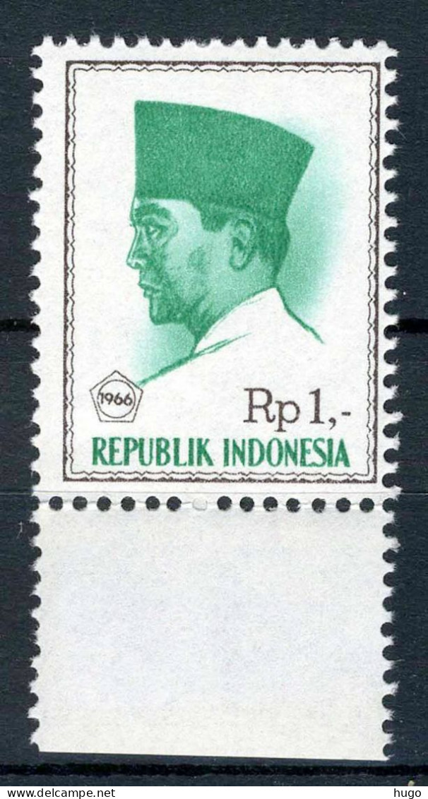 INDONESIE: ZB 528 MNH 1966 President Soekarno 1966 In Vijfhoek -1 - Indonesien