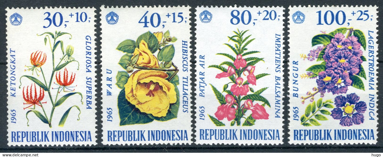 INDONESIE: ZB 498/501 MH 1965 Ten Bate Van Sociale Instellingen -7 - Indonesien