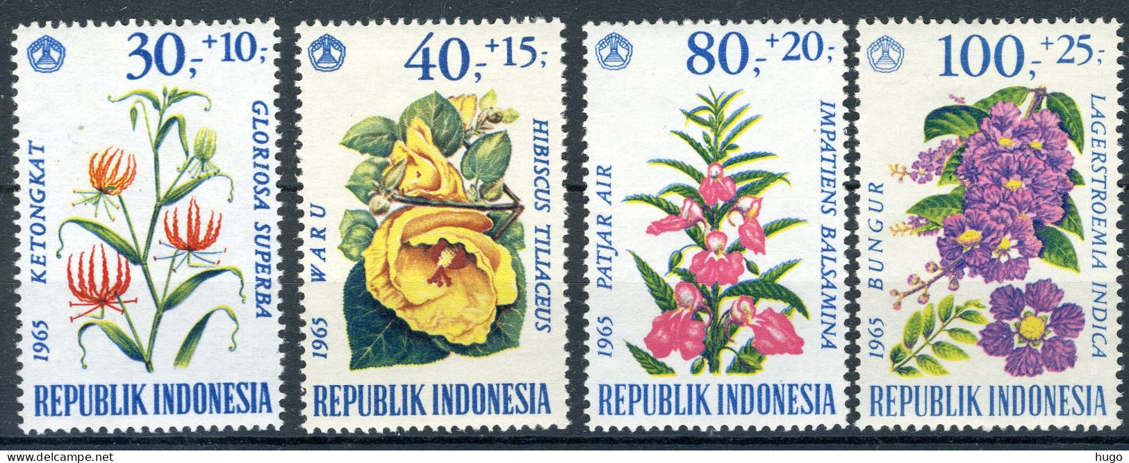 INDONESIE: ZB 498/501 MH 1965 Ten Bate Van Sociale Instellingen -5 - Indonesien