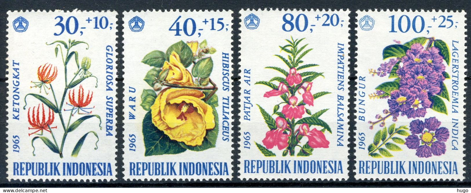 INDONESIE: ZB 498/501 MH 1965 Ten Bate Van Sociale Instellingen -2 - Indonesien