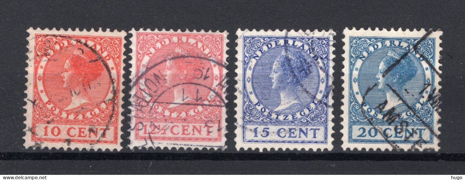 NEDERLAND 153/156 Gestempeld 1924-1926 - Koningin Wilhelmina - Used Stamps