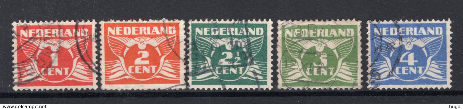 NEDERLAND 144/148 Gestempeld 1924-1925 - Vliegende Duif - Oblitérés