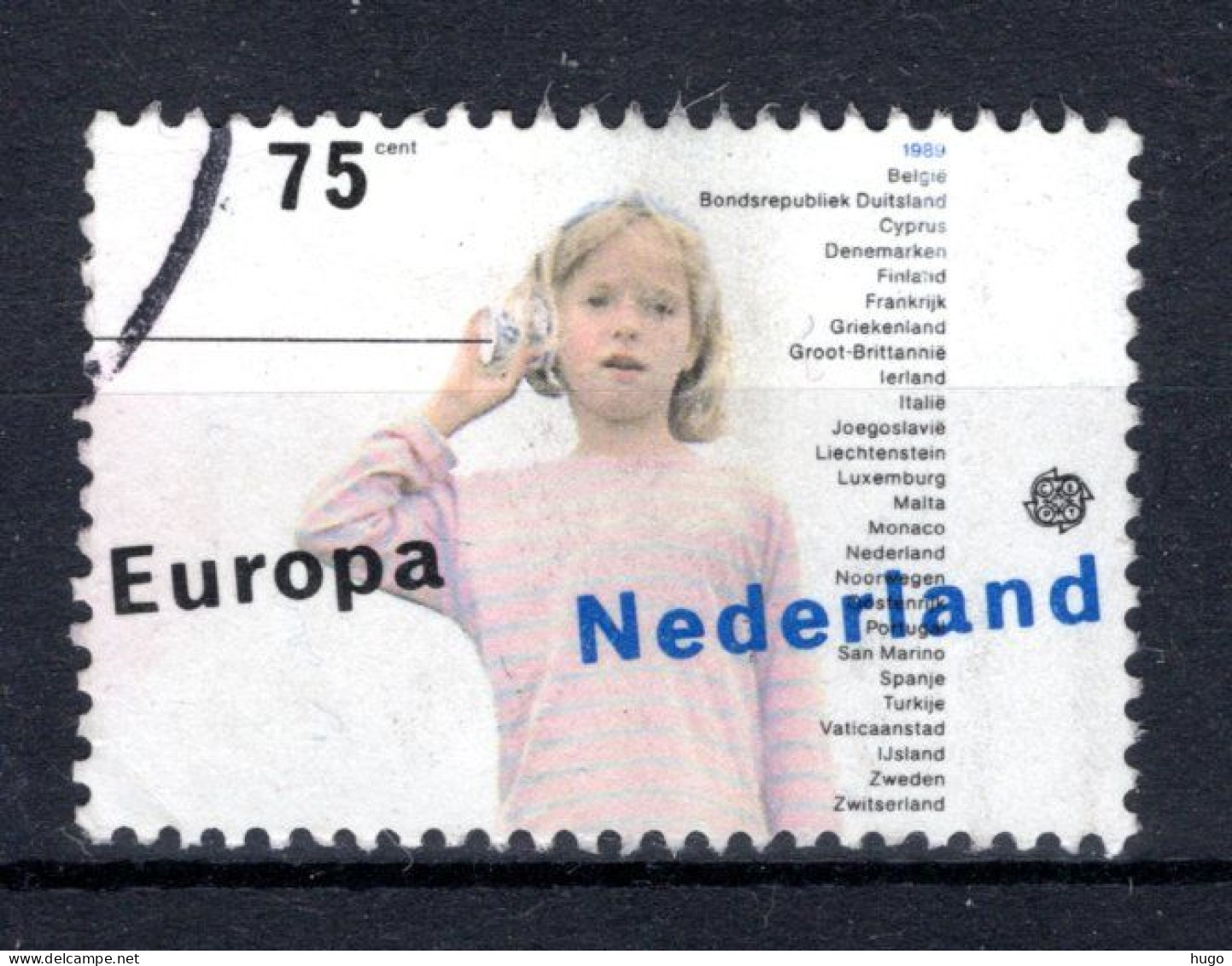 NEDERLAND 1429° Gestempeld 1989 - Europa, Kinderspelen - Used Stamps