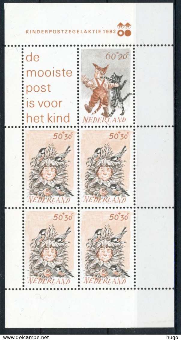 NEDERLAND 1279 MNH Blok 1982 - Kinderzegels -1 - Blocks & Sheetlets