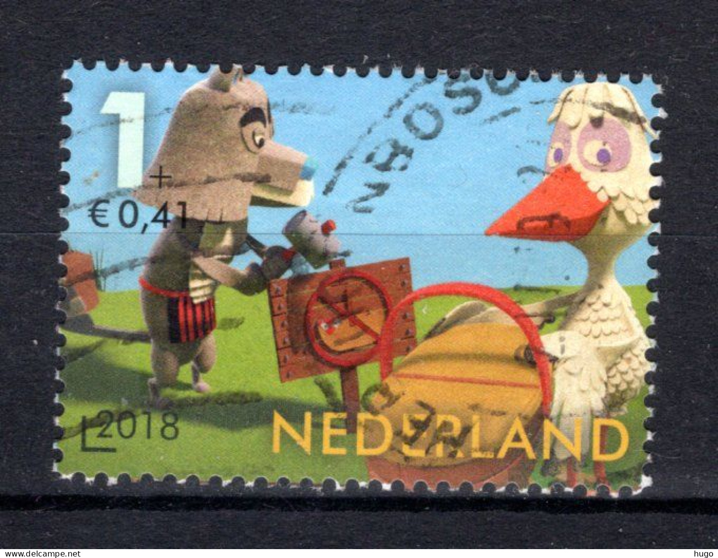 NEDERLAND 3694c° Gestempeld 2018 - Kinderzegels - Used Stamps