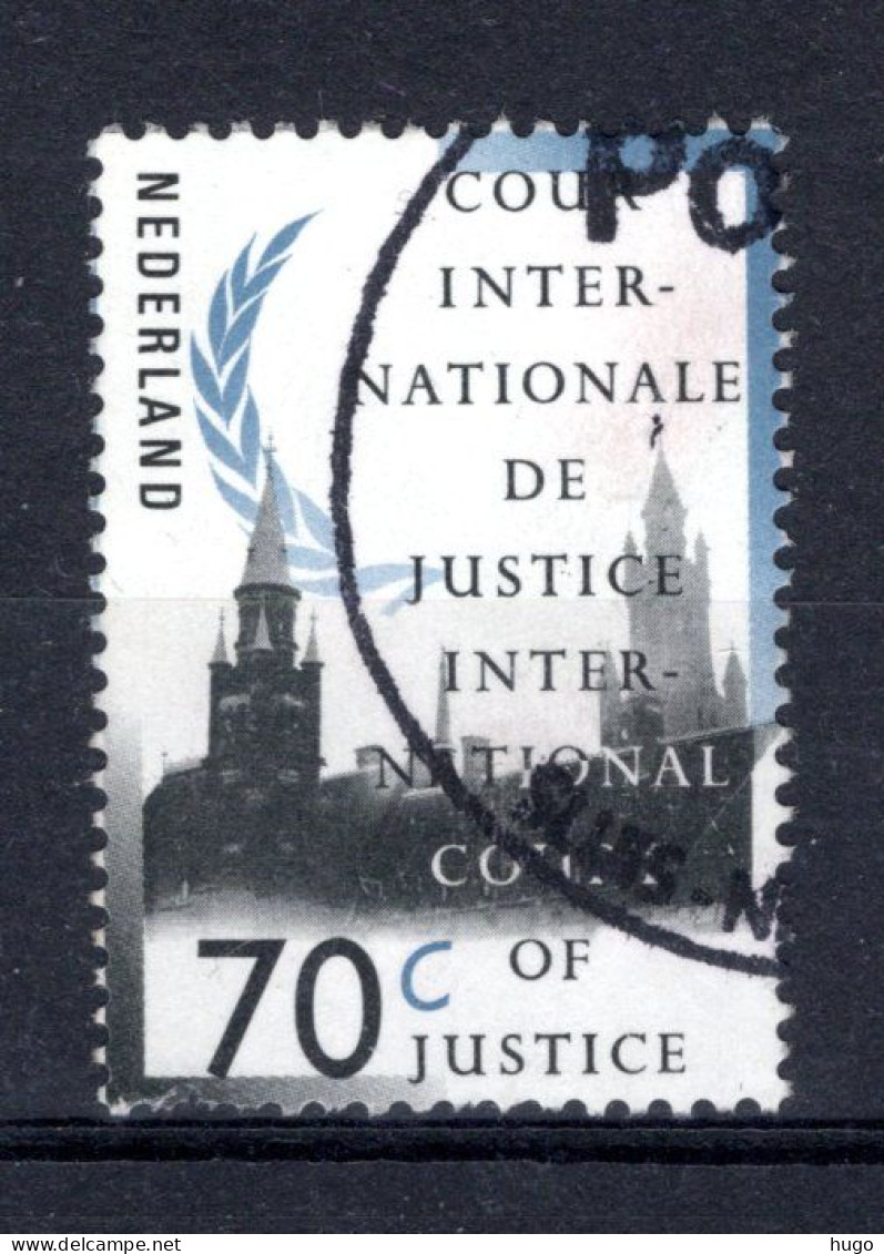 NEDERLAND D51° Gestempeld 1989-1994 - COUR INTERNATIONALE DE JUSTICE - Officials