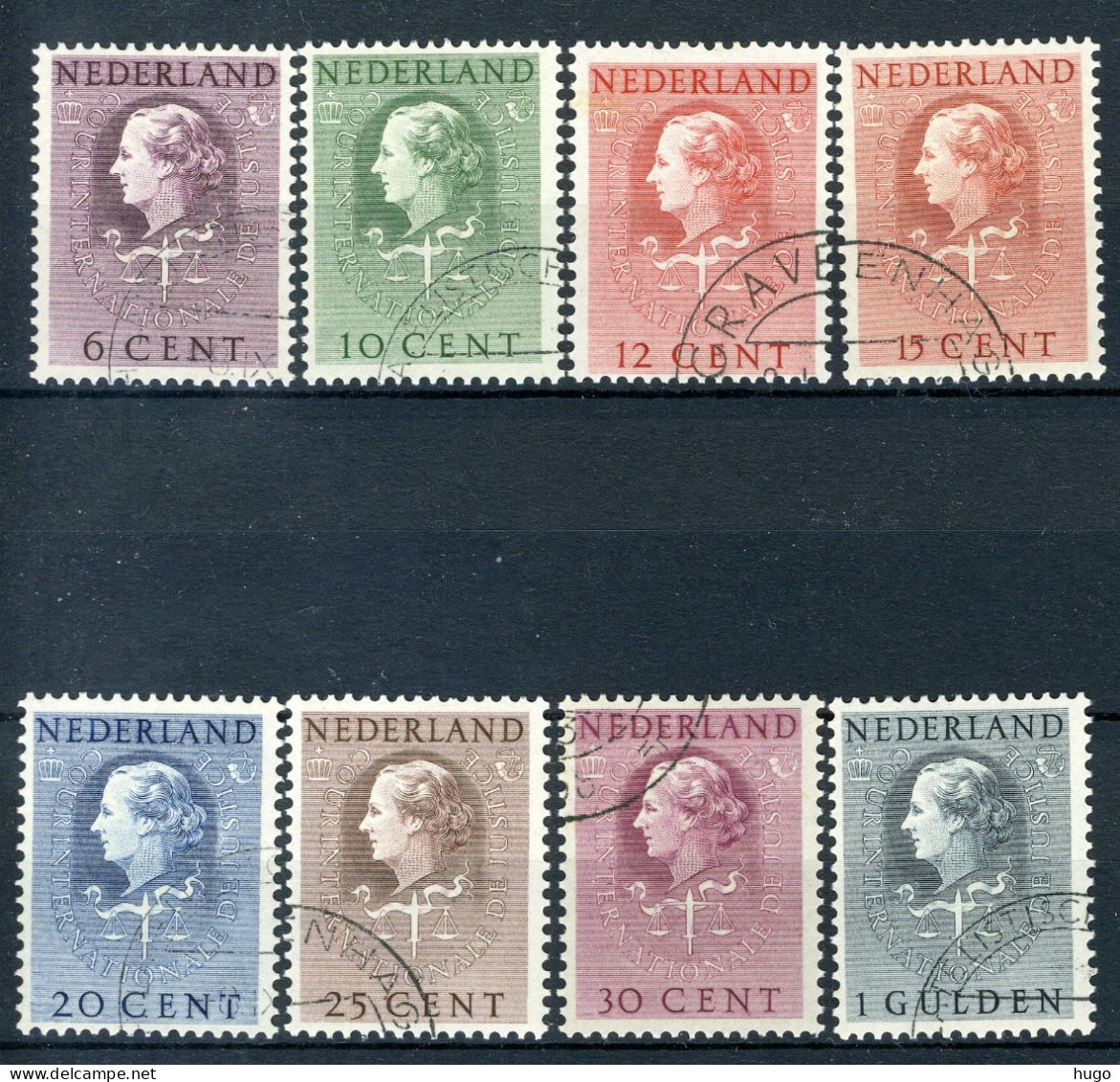 NEDERLAND D33/40 Gestempeld 1951-1958 - Dienstmarken