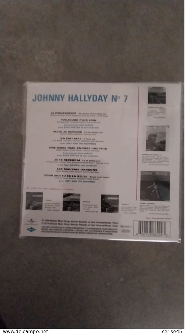 Cd Johnny Hallyday Le Penitencier Numero7 - Autres - Musique Française