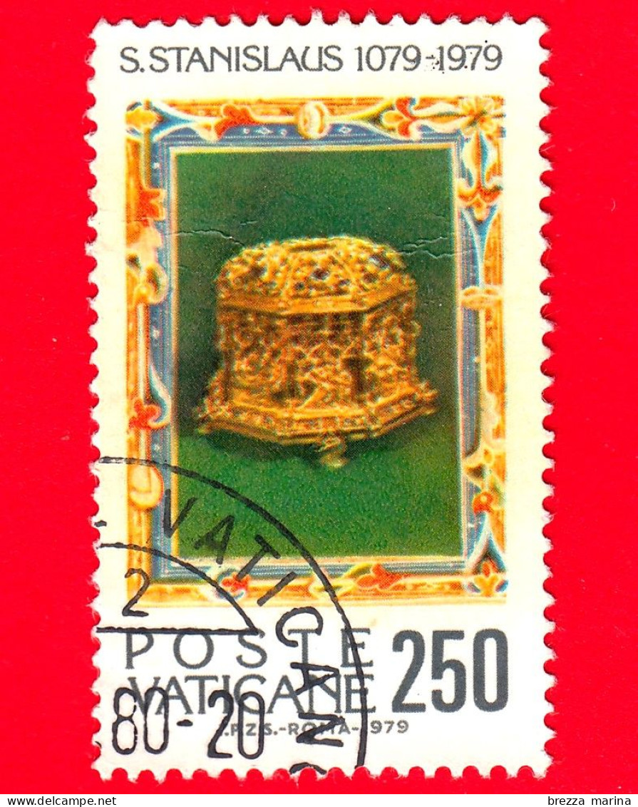 VATICANO - Usato - 1979 - 9º Centenario Del Martirio Di San Stanislao - Reliquario Del 1504 - 250 - Used Stamps