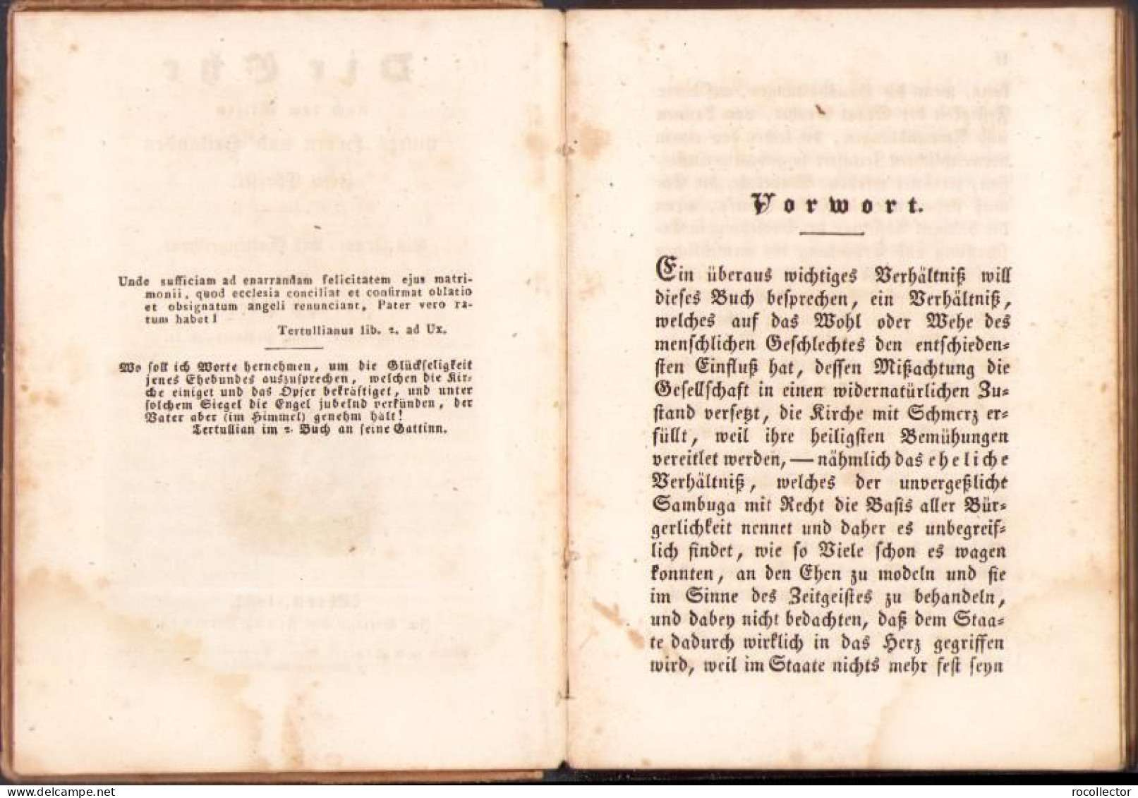 Die Ehe Nach Dem Willen Unseres Herrn Und Heilandes Jesu Christi Von Joseph Pless, 1832 Wien C1691 - Livres Anciens