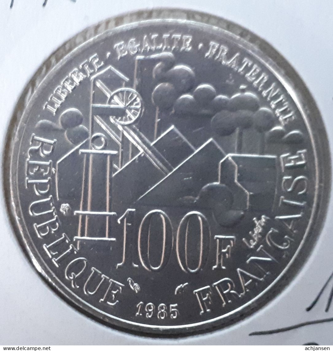 France, 100 Francs 1985 - Silver - 100 Francs