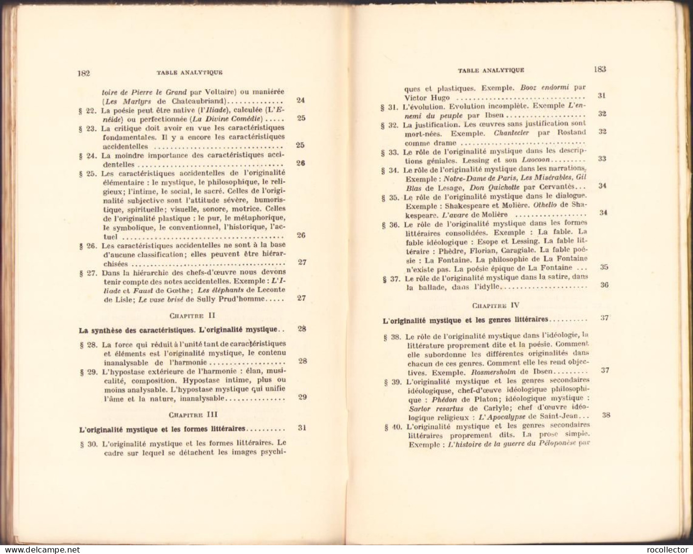 La Science De La Littérature Par Mihail Dragomirescu, Tome IV, 1938 Paris C1654 - Alte Bücher