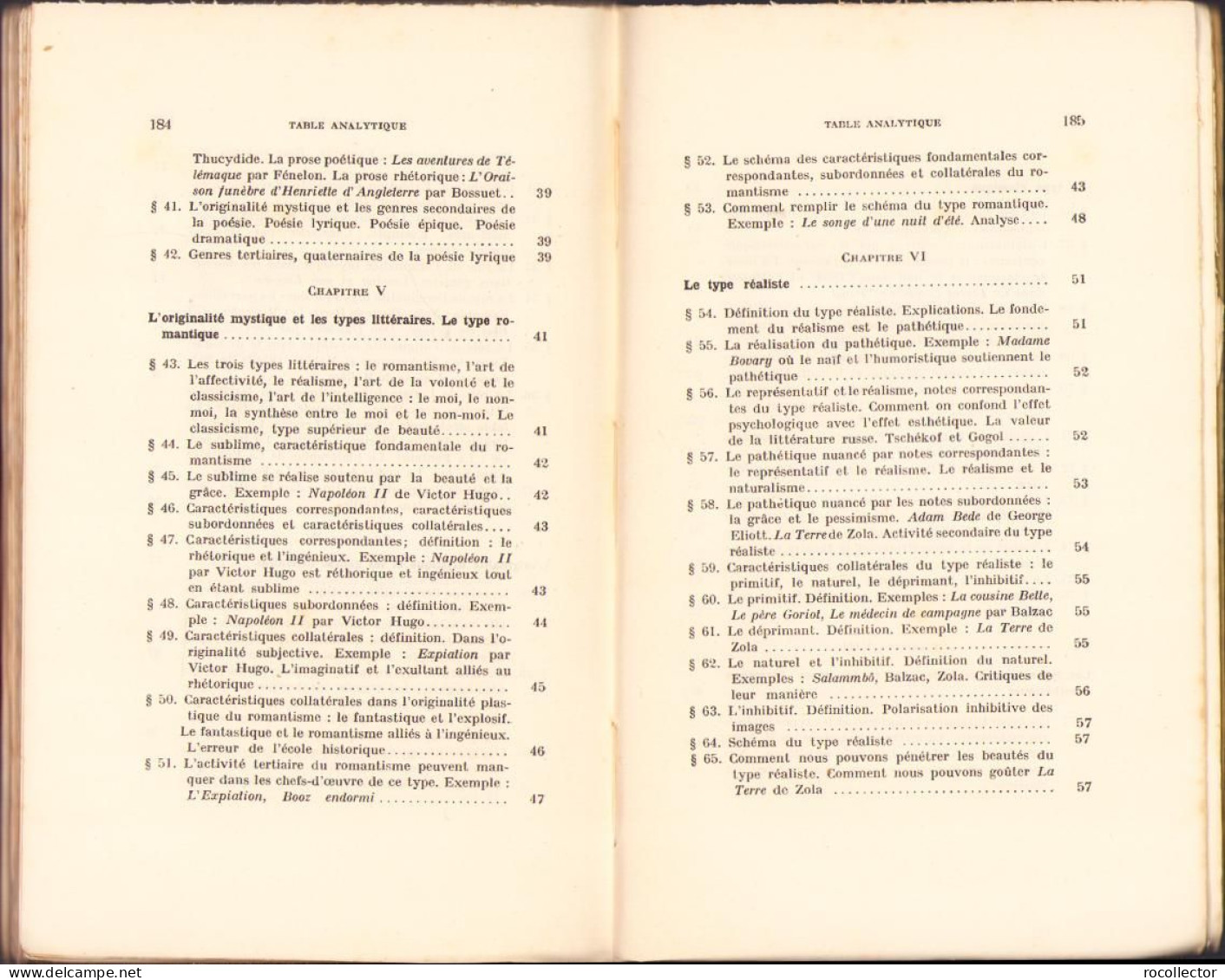 La Science de la Littérature par Mihail Dragomirescu, tome IV, 1938 Paris C1654