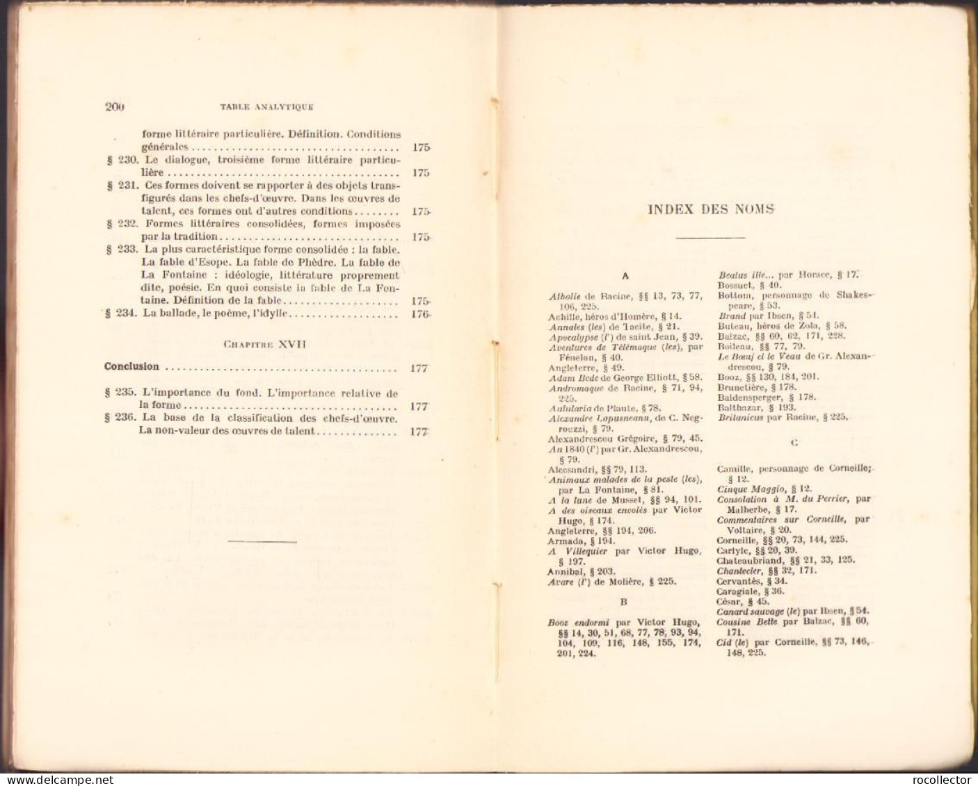 La Science de la Littérature par Mihail Dragomirescu, tome IV, 1938 Paris C1654