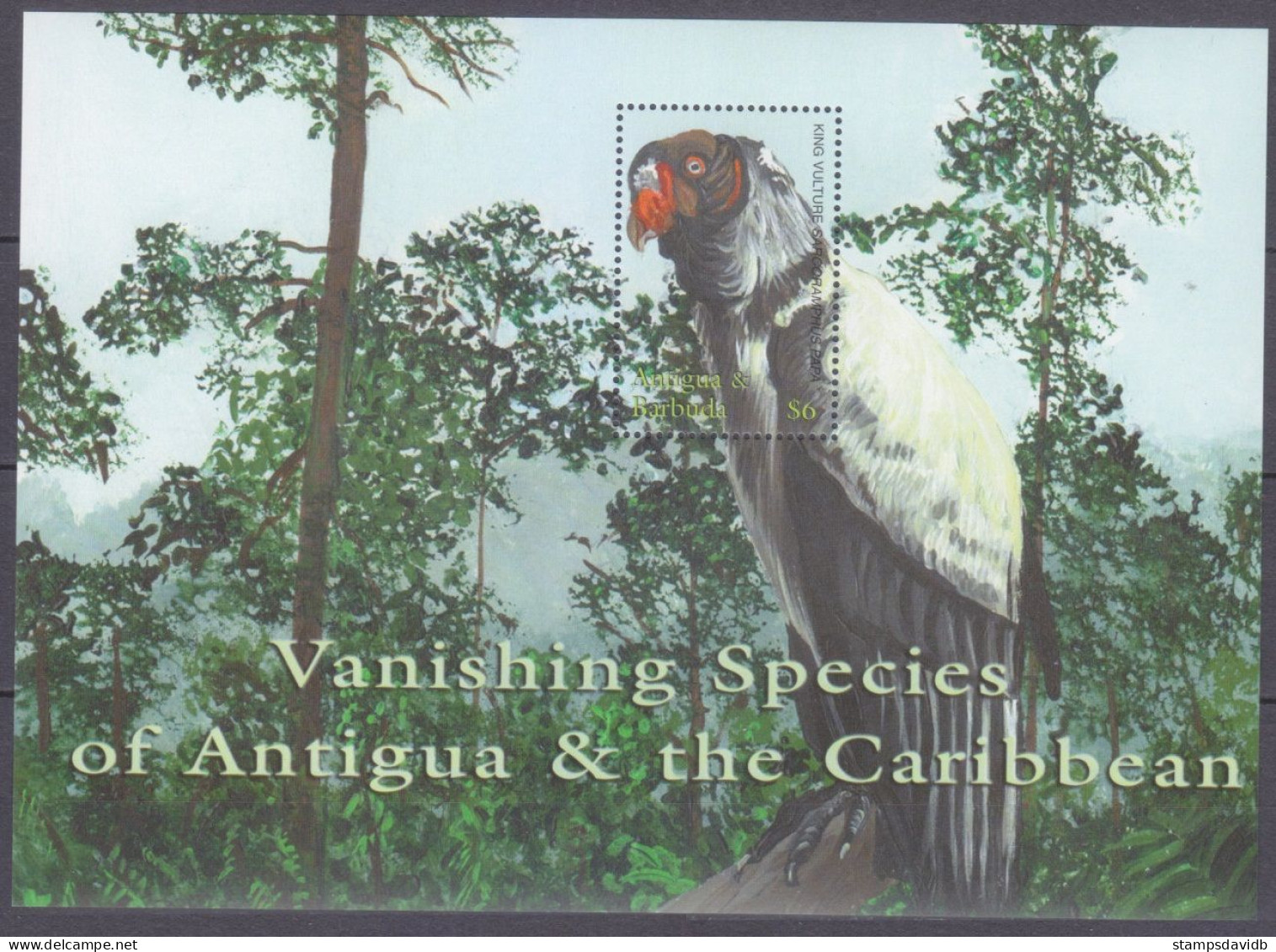2001 Antigua And Barbuda 3566/B515 Birds 7,00 € - Albatros & Stormvogels