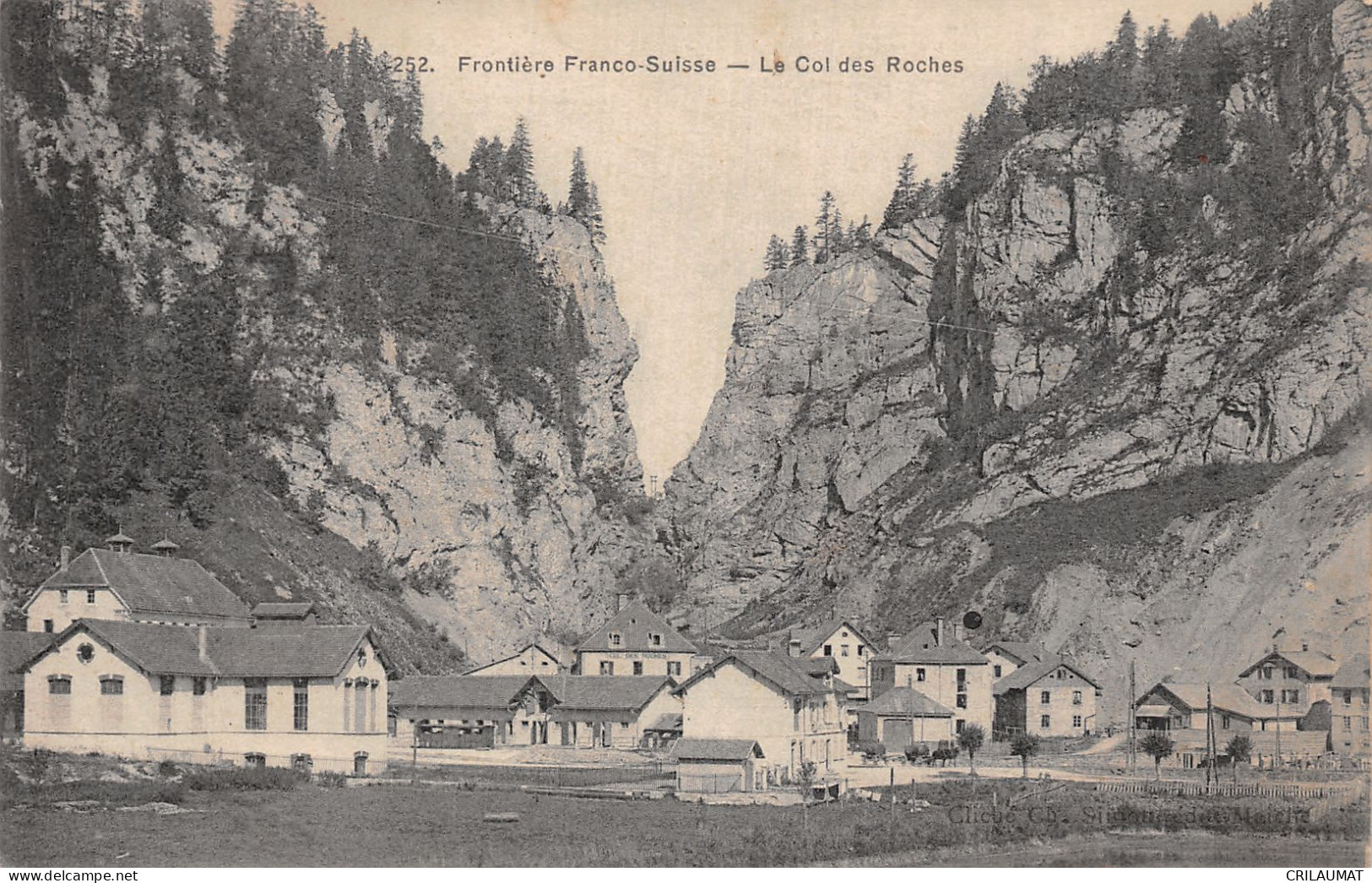 ET-SUISSE COL DES ROCHES-N°LP2960-C/0247 - Roches