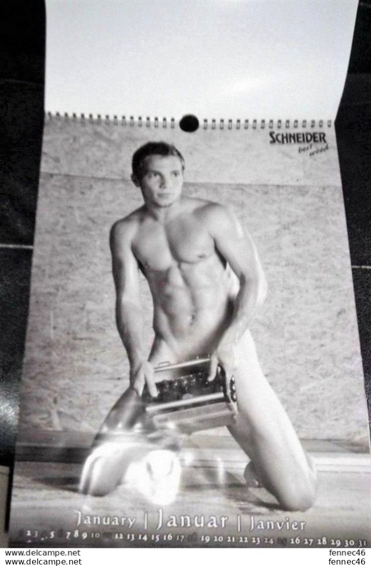 * CALENDRIER 2009 - érotique Masculin- Schneider Best Wood - Big : 2001-...