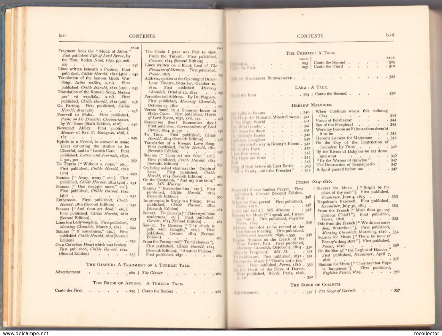 The Poetical Works Of Lord Byron 1931 C1554 - Oude Boeken