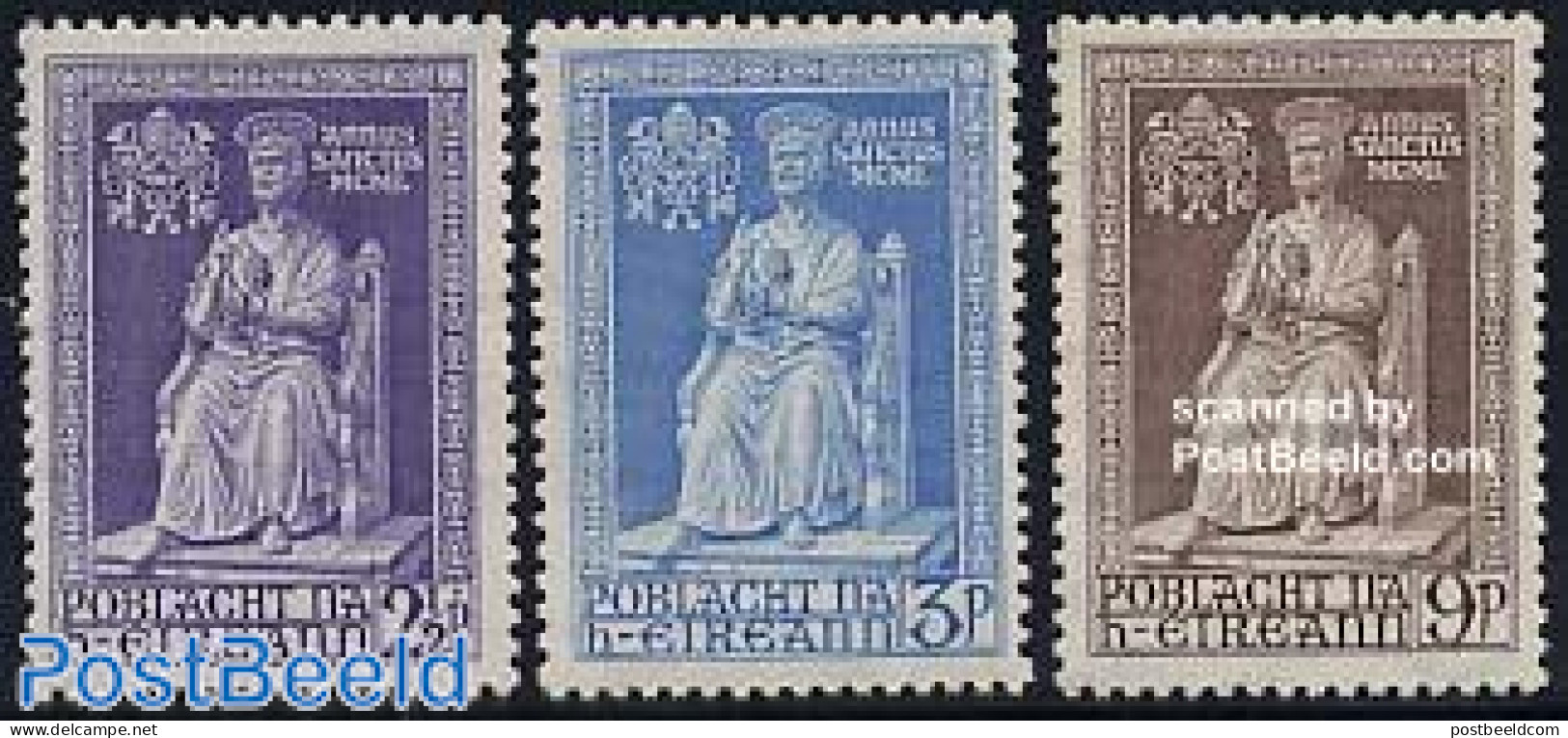 Ireland 1950 Holy Year 3v, Unused (hinged), Religion - Religion - Unused Stamps