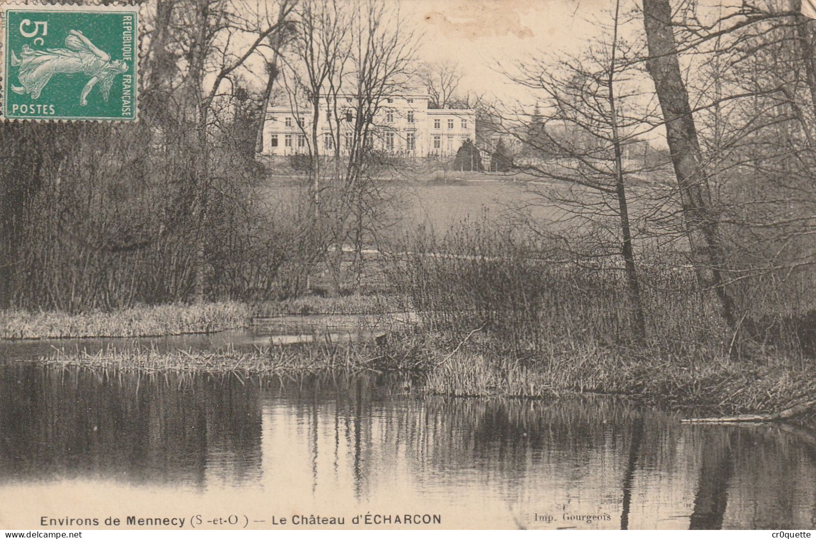 # 91540 MENNECY / CHÂTEAU ECHARCON Et PANORAMA Vers 1910 (lot De 2 CP) - Mennecy