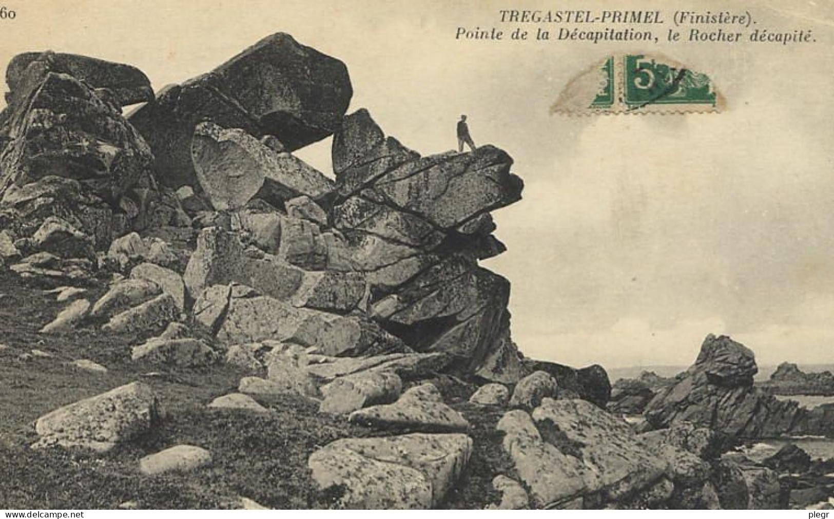 0-29188 01 02 - TREGASTEL-PRIMEL - POINTE DE LA DECAPITATION, LE ROCHER DECAPITE - Primel