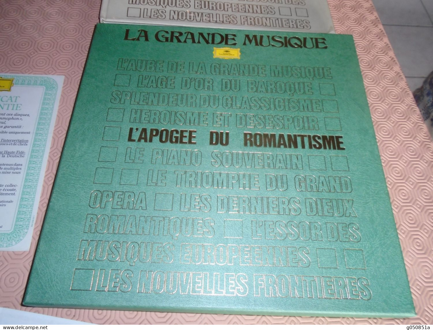 GRAMMOPHON  (10 COFFRETS = 6 SYMPHONIES par coffrets = 60 DISQUES ++10 LIVRES D'Epoque) 1 EXEMPLE en vue x 10 !!!!