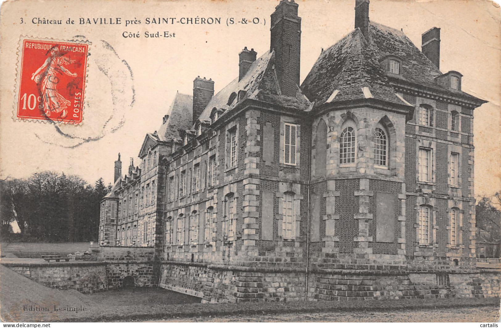 91-SAINT CHERON LE CHATEAU DE BAVILLE -N°C4060-H/0111 - Saint Cheron