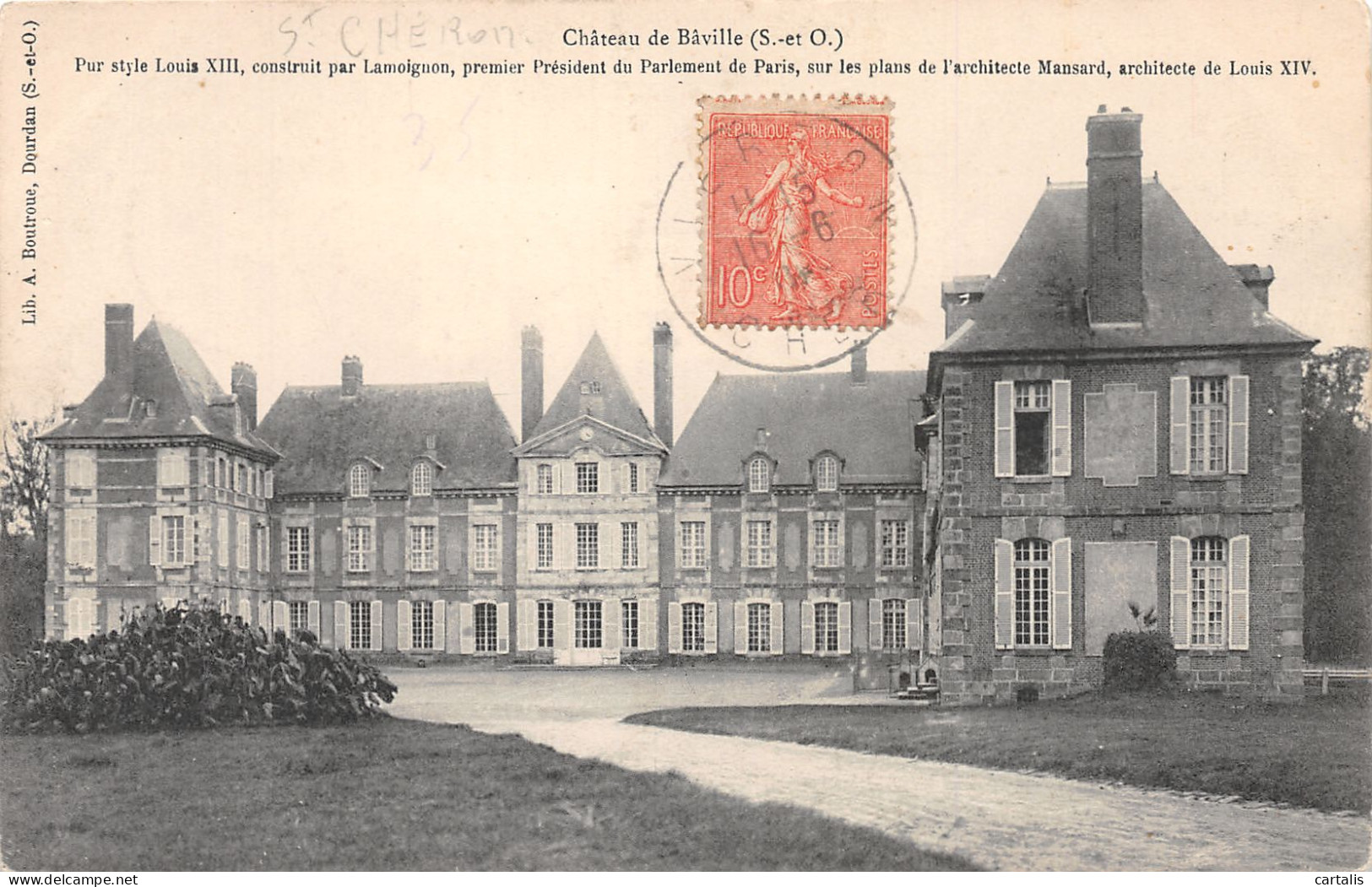 91-SAINT CHERON LE CHATEAU DE BAVILLE -N°C4060-H/0109 - Saint Cheron