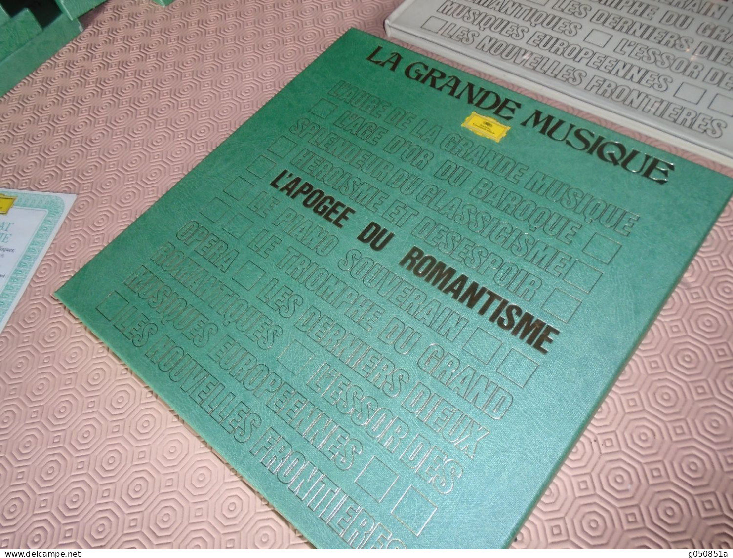 **GRAMMOPHON ** (L'APOGEE du ROMANTISME) ( Par  COFFRET = 6 SYMPHONIES + 1 LIVRE meme TITRE  ) SUPERBE