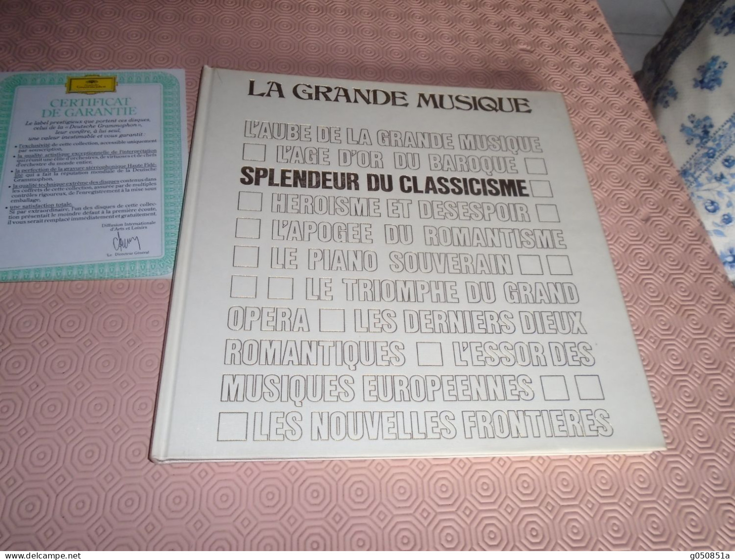 **GRAMMOPHON *(SPLENDEUR /CLASSICISME) ( Par  COFFRET = 6 SYMPHONIES + 1 LIVRE Meme TITRE  ) SUPERBE - Andere - Duitstalig