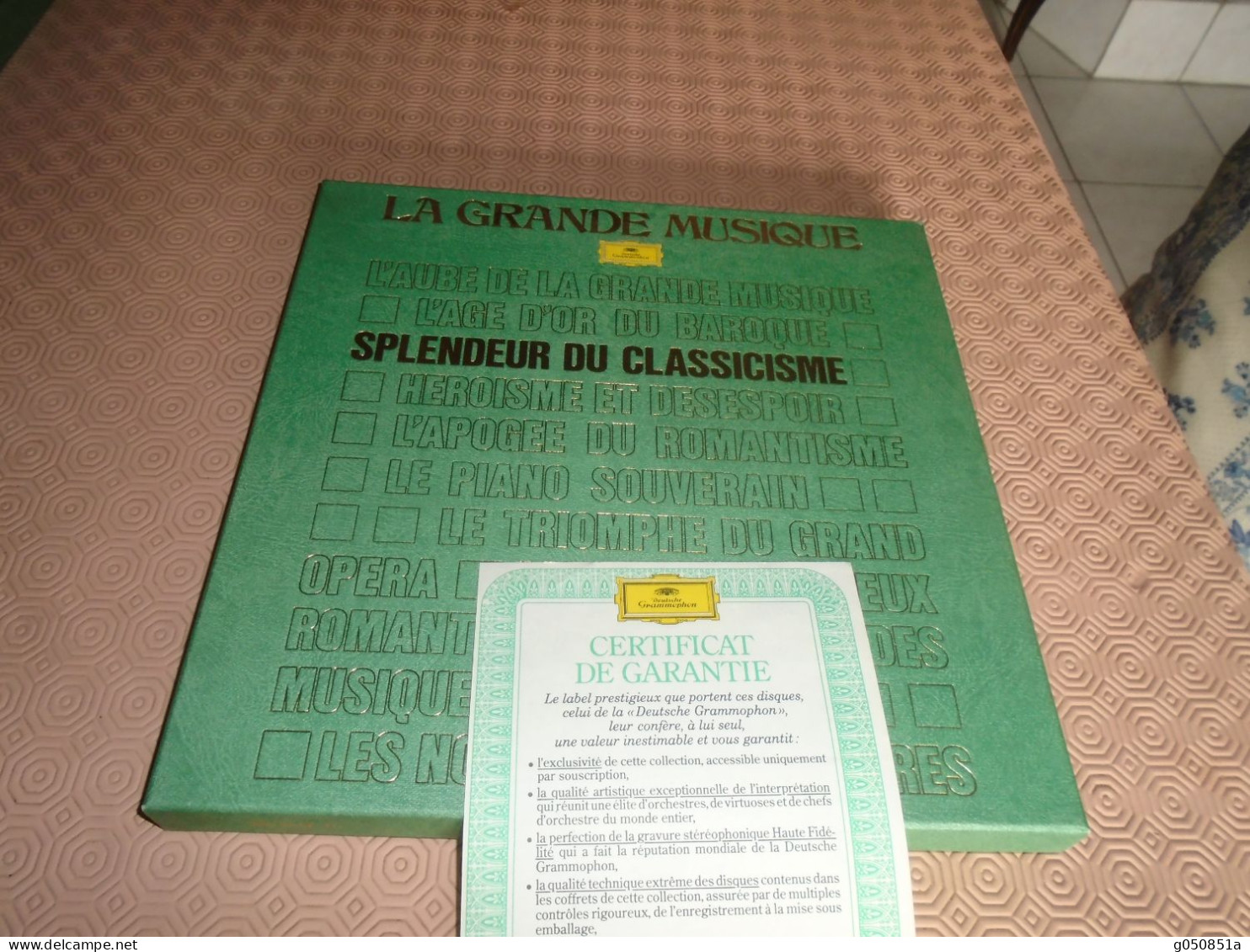 **GRAMMOPHON *(SPLENDEUR /CLASSICISME) ( Par  COFFRET = 6 SYMPHONIES + 1 LIVRE Meme TITRE  ) SUPERBE - Otros - Canción Alemana