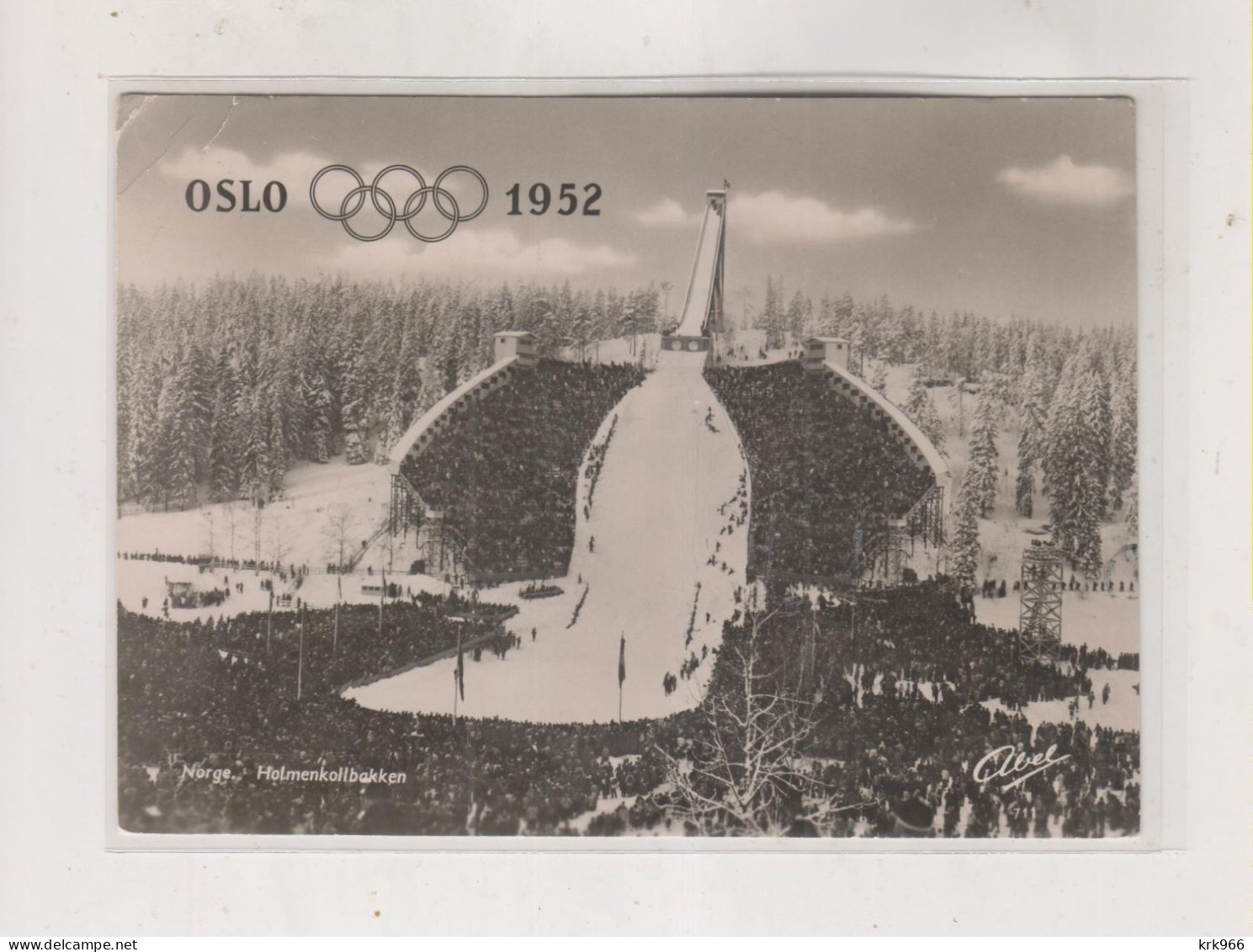 NORWAY 1952 OSLO OLYMPIC GAMES Nice Postcard - Covers & Documents
