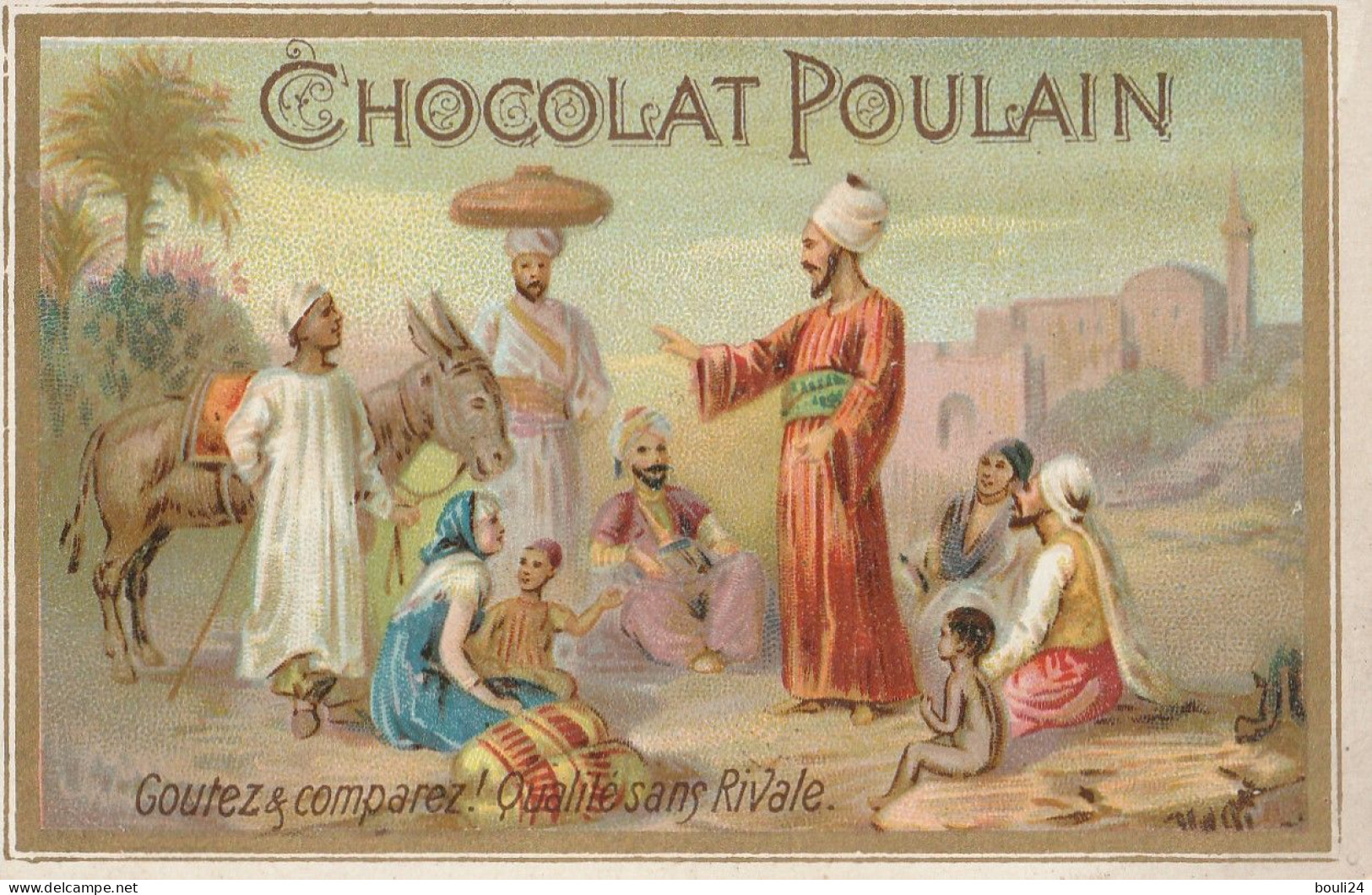 CHROMO CHOCOLAT POULAIN FAMILLE PAYSANS - Guerin Boutron