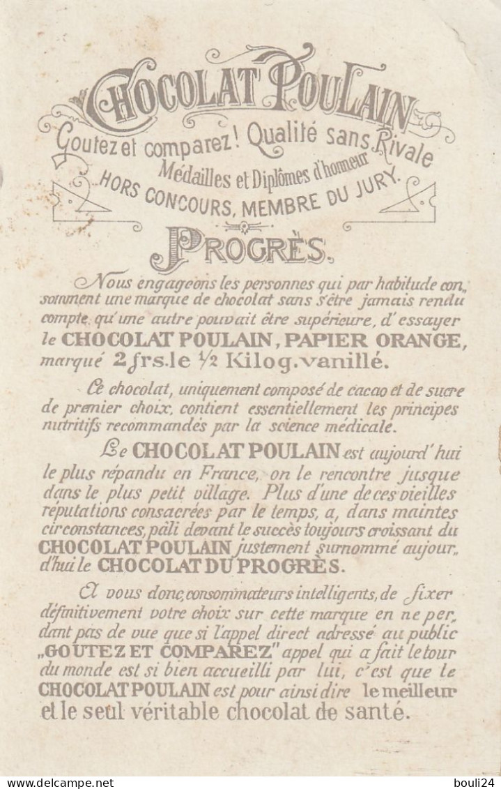 CHROMO CHOCOLAT POULAIN FAMILLE PAYSANS - Guérin-Boutron