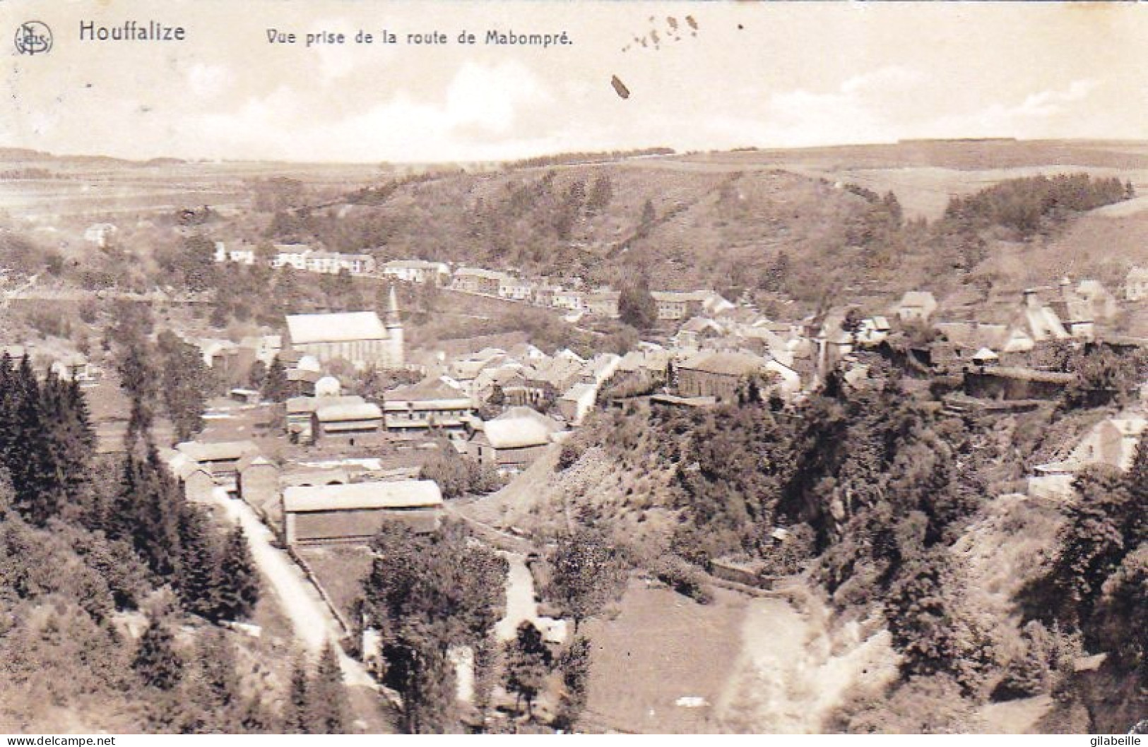 HOUFFALIZE -  Vue Prise De La Route De Mabompré - Houffalize