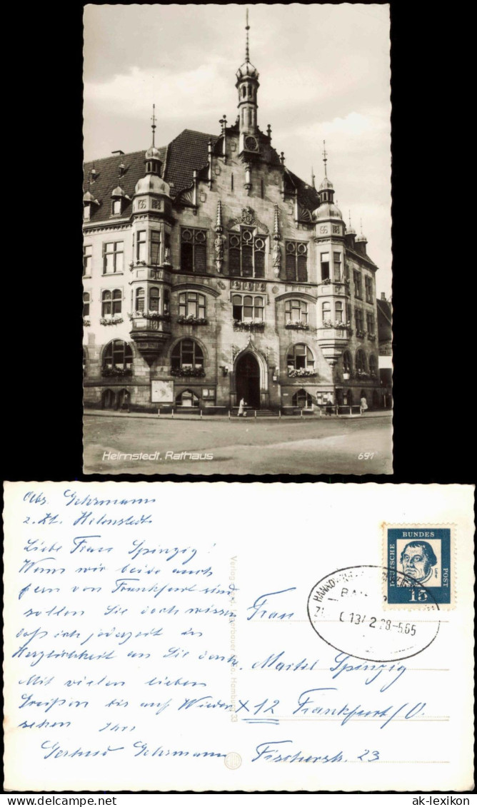 Ansichtskarte Helmstedt Rathaus 1962 - Helmstedt