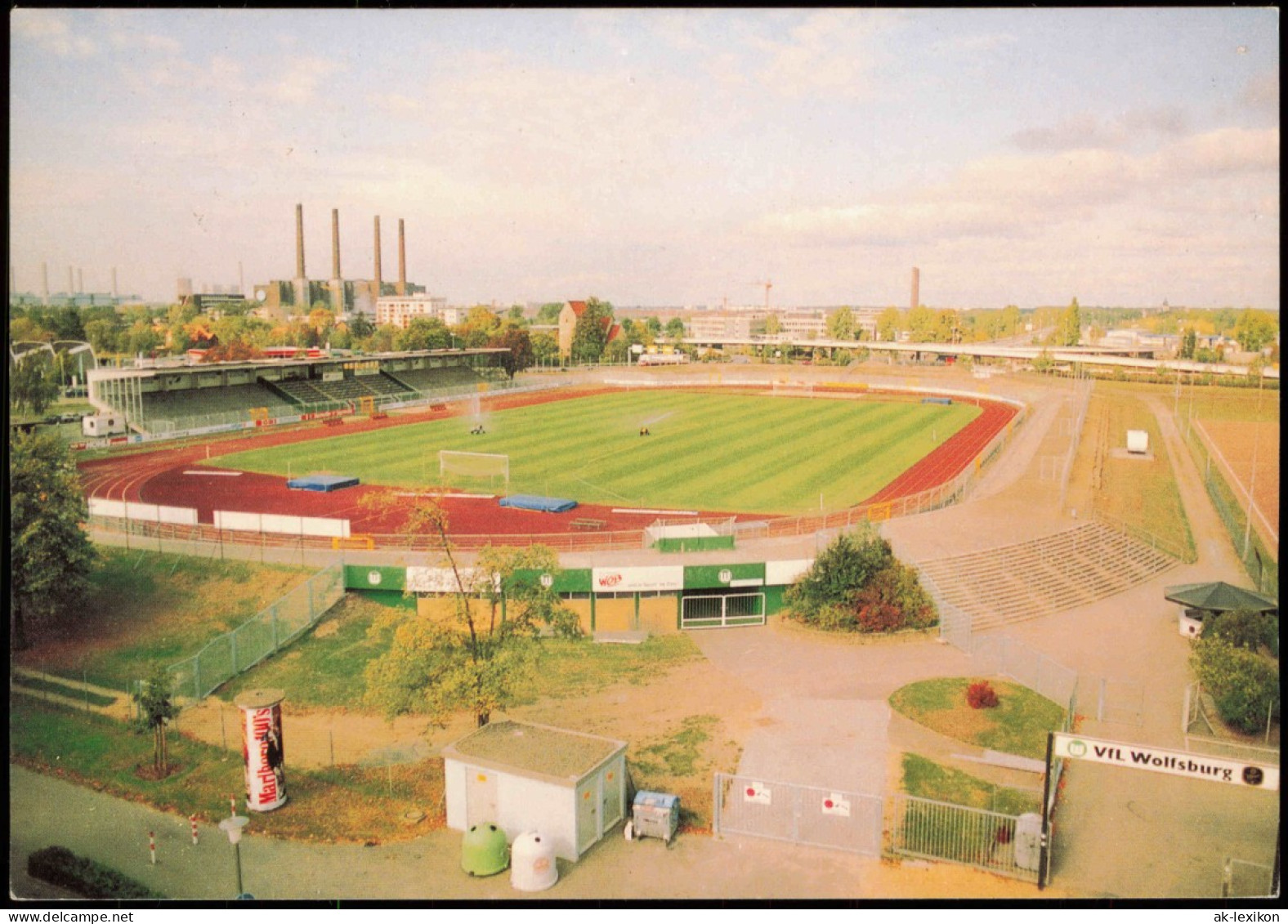 Ansichtskarte Wolfsburg VFL Wolfsburg Fussball Stadion Football Stadium 1992 - Wolfsburg