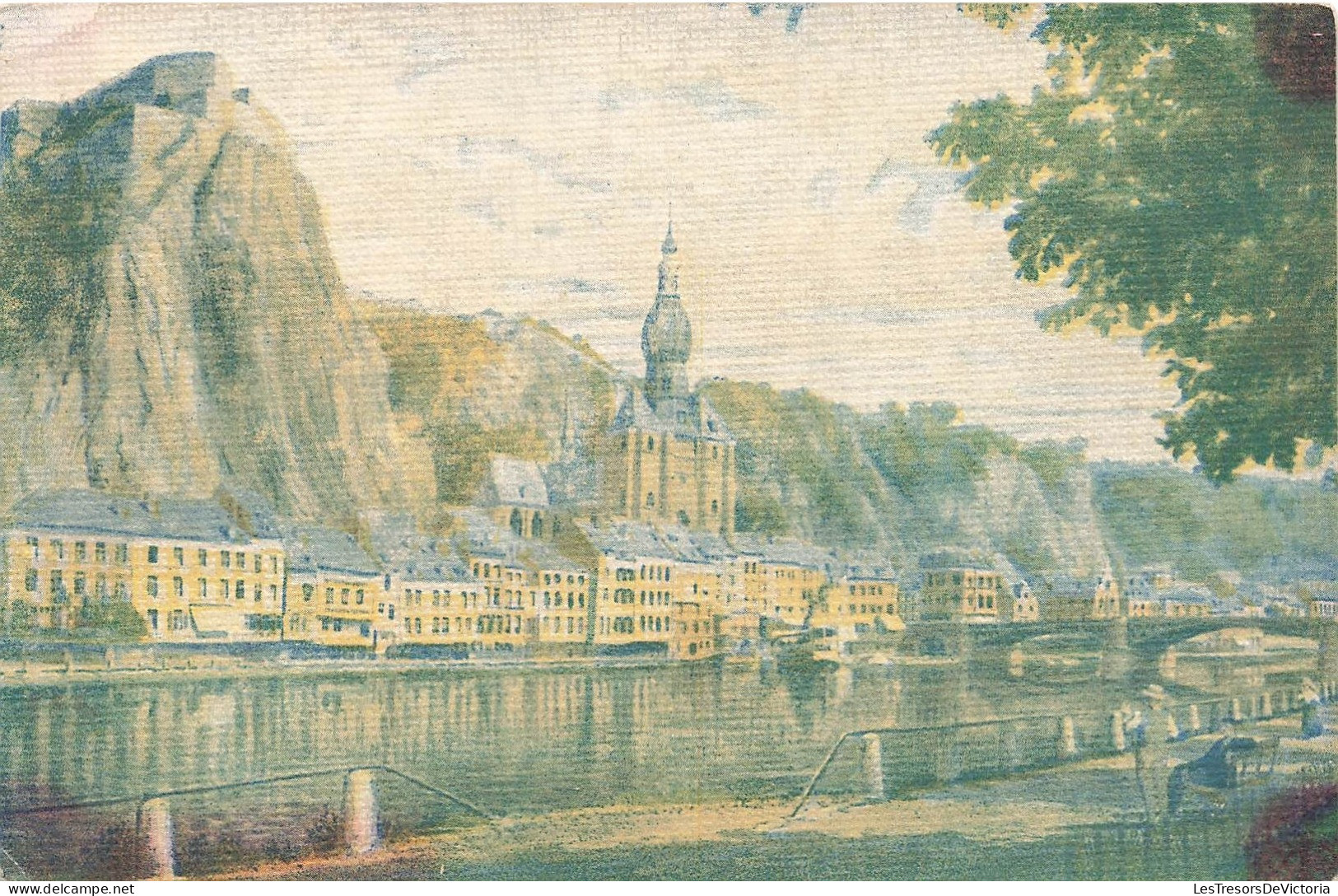 BELGIQUE - Dinant - La Citadelle Et L'église Notre-Dame - 1914 - Carte Postale - Dinant