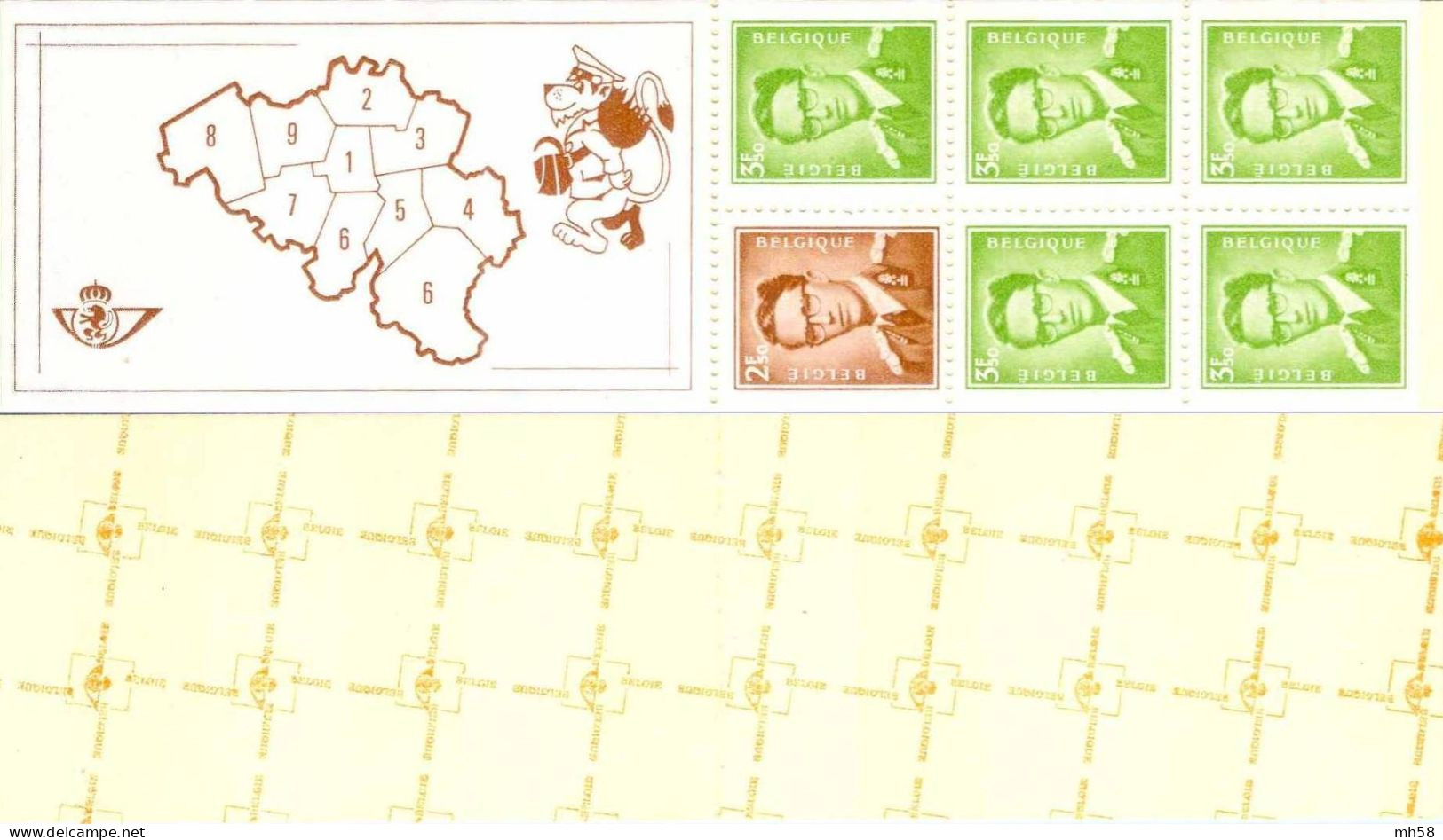 BELGIQUE BELGIEN BELGIUM 1970 - Carnet / Booklet / MH - 20 F Baudouin - YT C 1562 / MI MH 20 - Ohne Zuordnung