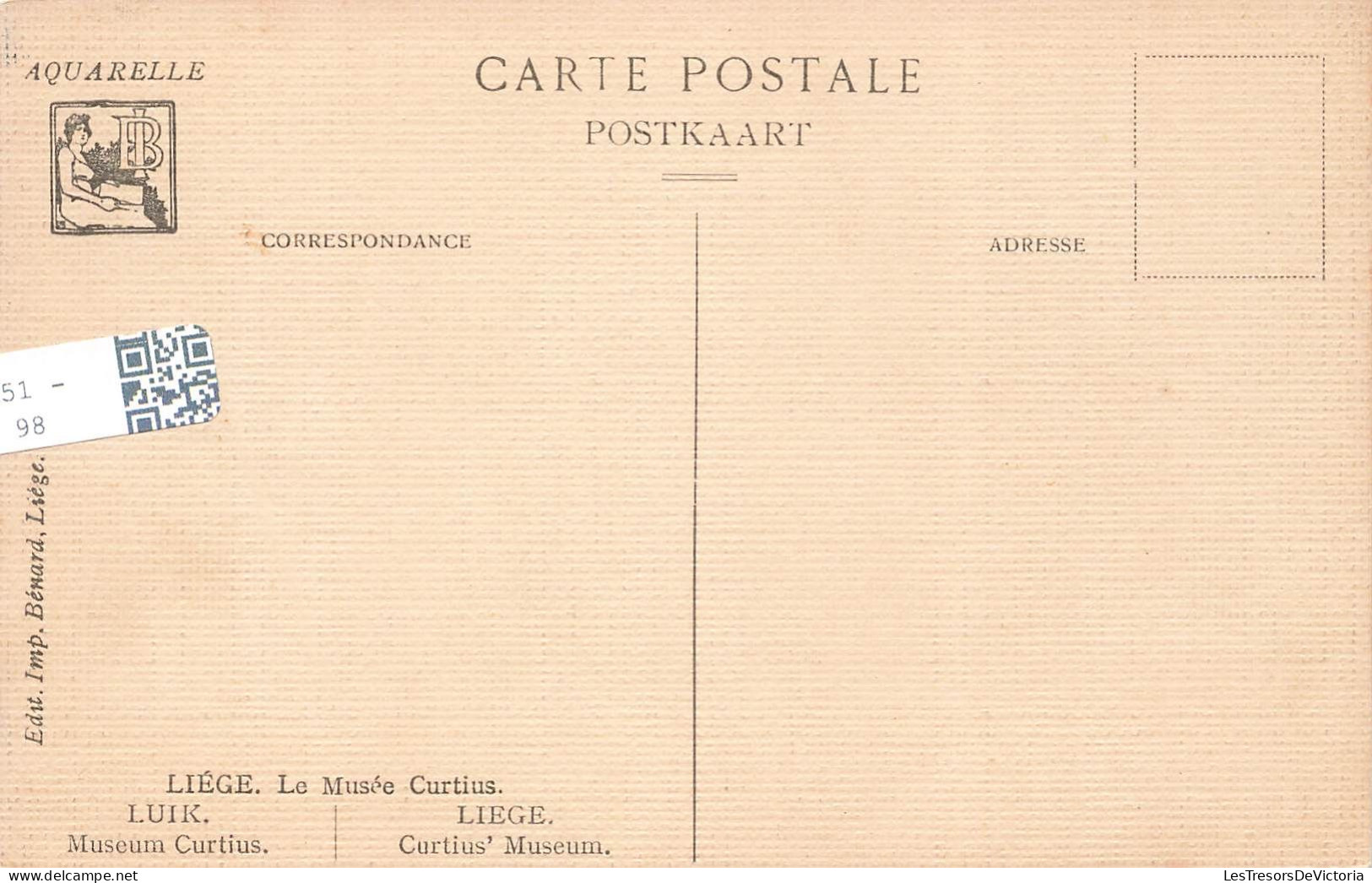 BELGIQUE - Liège - Le Musée Curtius - Carte Postale - Liege